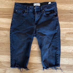 Mango jean shorts